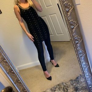 Black and copper dress/tunic  size S NWOT